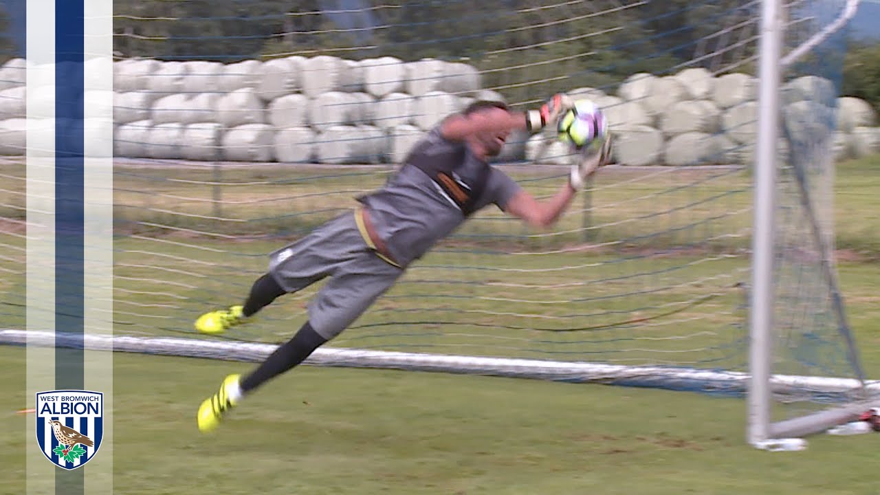 Ben Foster and Boaz Myhill are put through their paces by goalkeeping coach Jonathan Gould