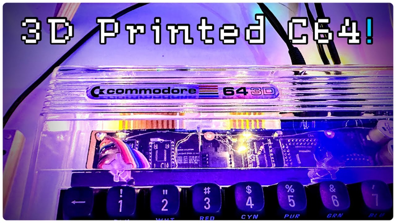 The Commodore Clear Case: NEW 3D Printed Cases for the C64 Breadbin!