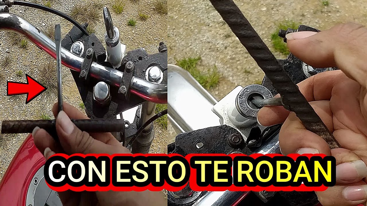 ASI TE ROBAN UNA MOTO EN SEGUNDOS