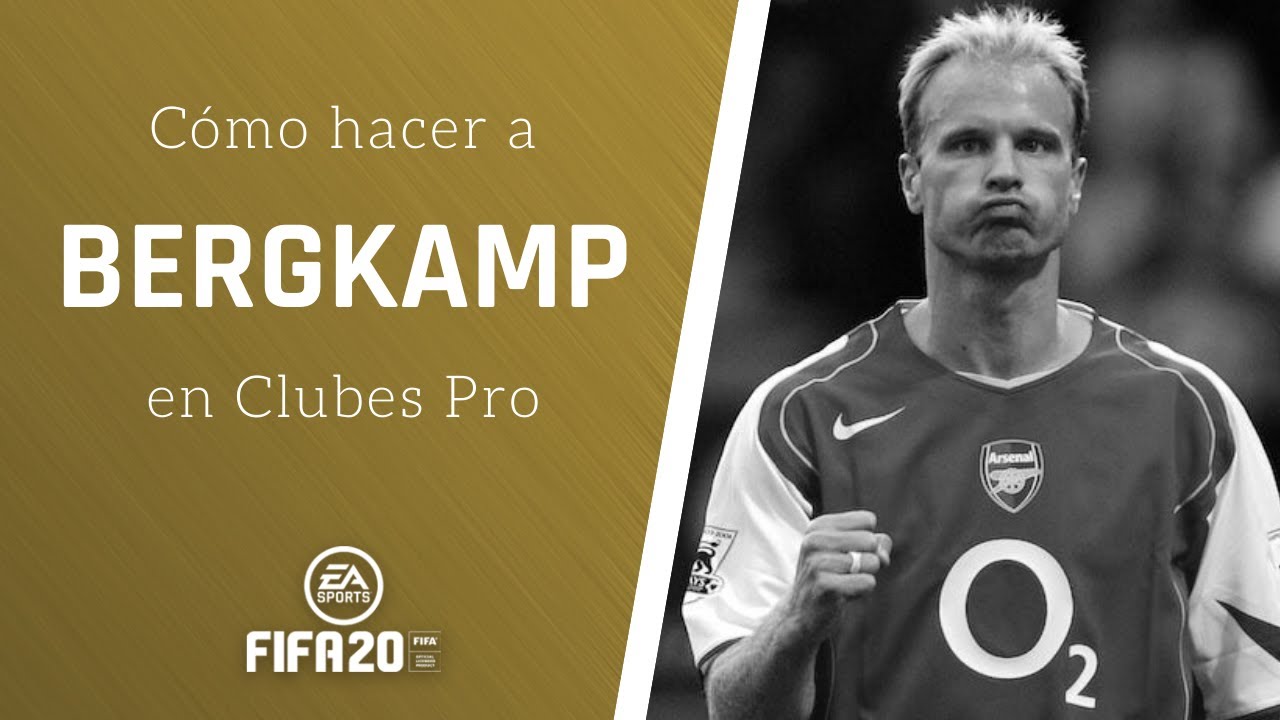 ⚽ FIFA 20 | Cómo hacer a BERGKAMP en CLUBES PRO ✔️