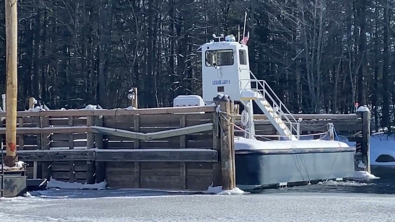 Side Quest Unlocked: skating to the Ferry Terminal on Sebago Lake 