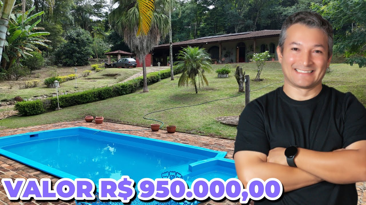 Chácara com 4 mil m² a venda em Piracaia, pomar, piscina, campinho, ótimo acesso #chácara 