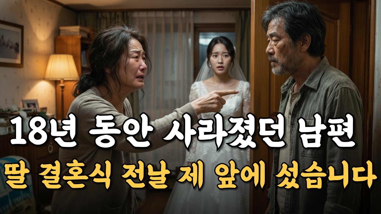 딸 결혼식을 앞두고, 18년 만에 남편을 다시 만났습니다그날, 제 인생이 다시 흔들렸습니다