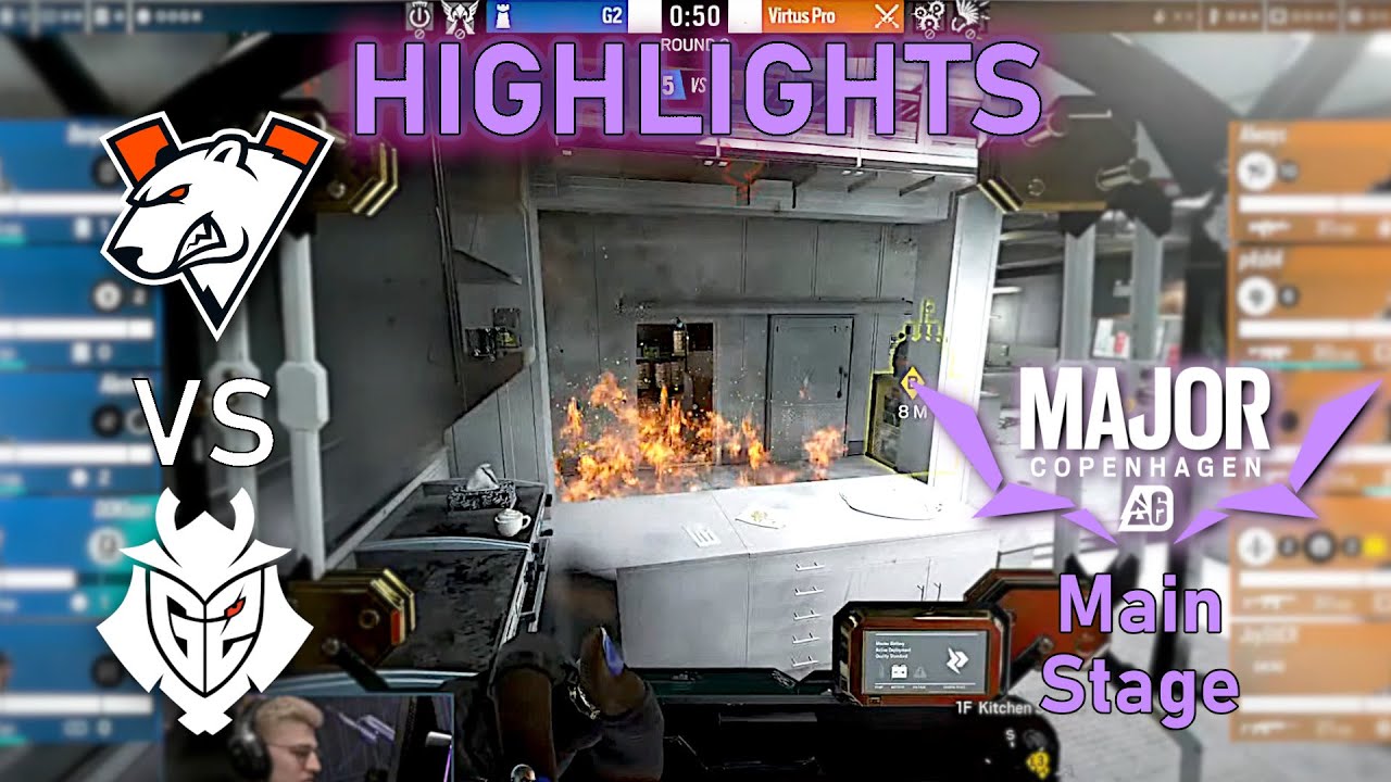 WINNER TO FINALS! G2 vs Virtus Pro - HIGHLIGHTS - Main Stage - Copenhagen Major 2023 - R6 Esport