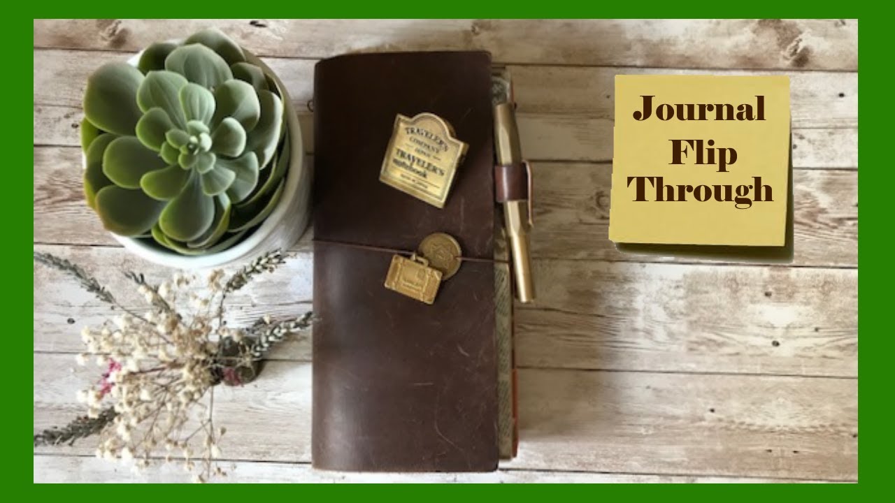Travelers Notebook Journal Flip Through! (Memory Keeping Insert)