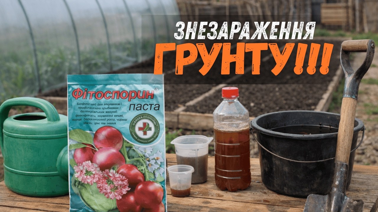 Знезараження ґрунту навесні: як правильно застосувати Фітоспорин