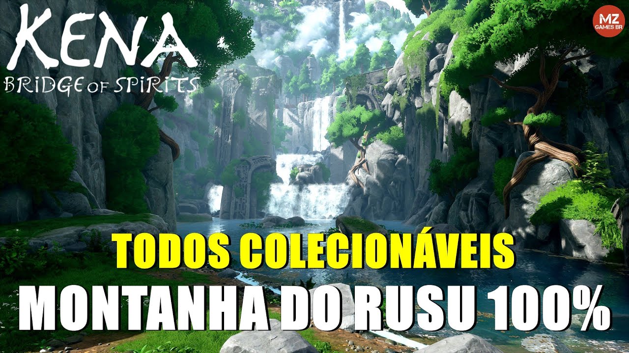 KENA: BRIDGE OF SPIRITS | MONTANHA DO RUSU 100% | Todos Colecionáveis - (Rots, Chapéus, Meditação)