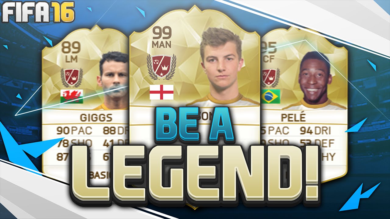 FIFA 16 ULTIMATE TEAM 'BE A LEGEND'| FIFA 16 ULTIMATE TEAM RTG #01