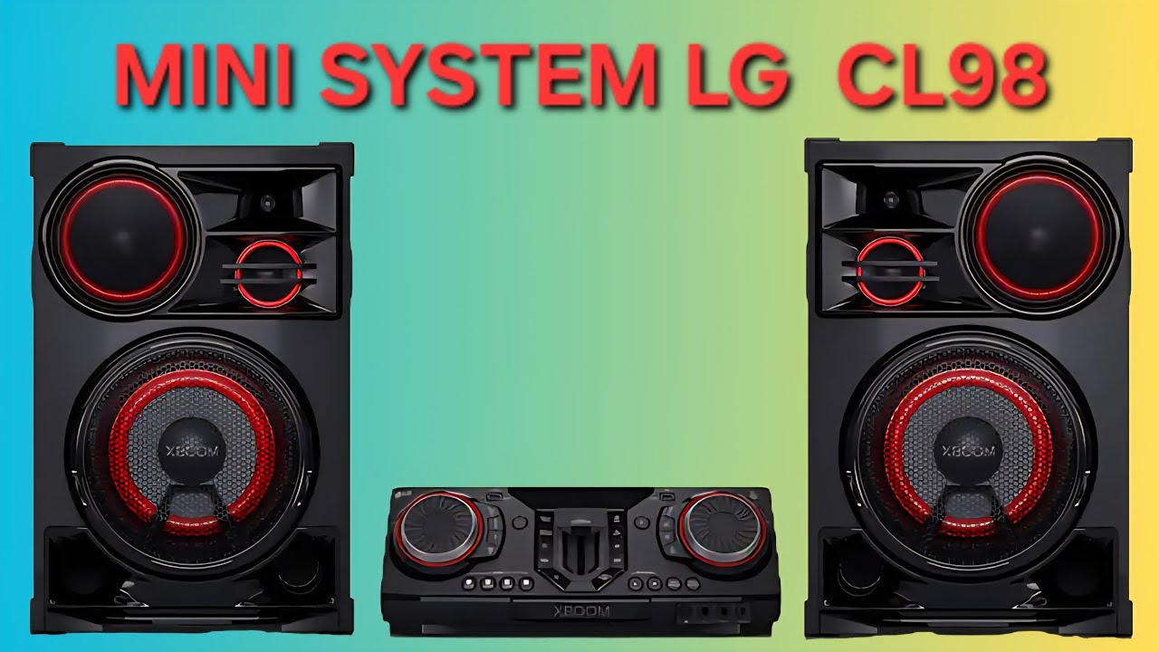 Mini System LG CL98 ( TIRANDO DA CAIXA ) Unboxing e Teste Completo, SOM POTENTE 