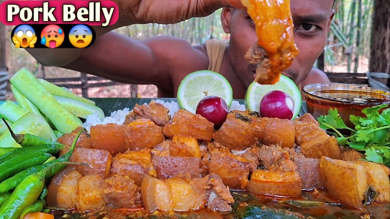 Mukbang Indian Pork Eating Challenge | Eating Show |