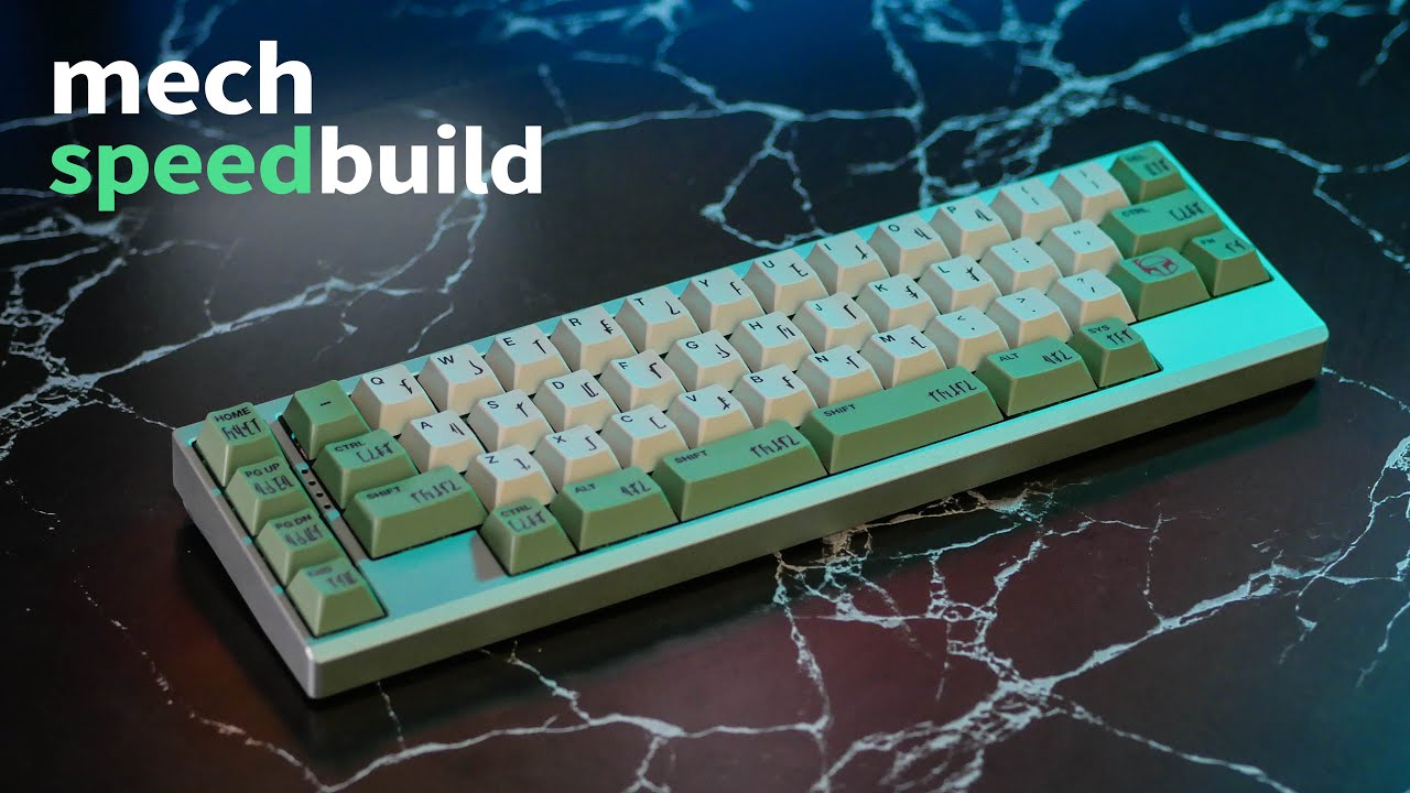 Mechanical Keyboard Speed Build : TMO50 FE