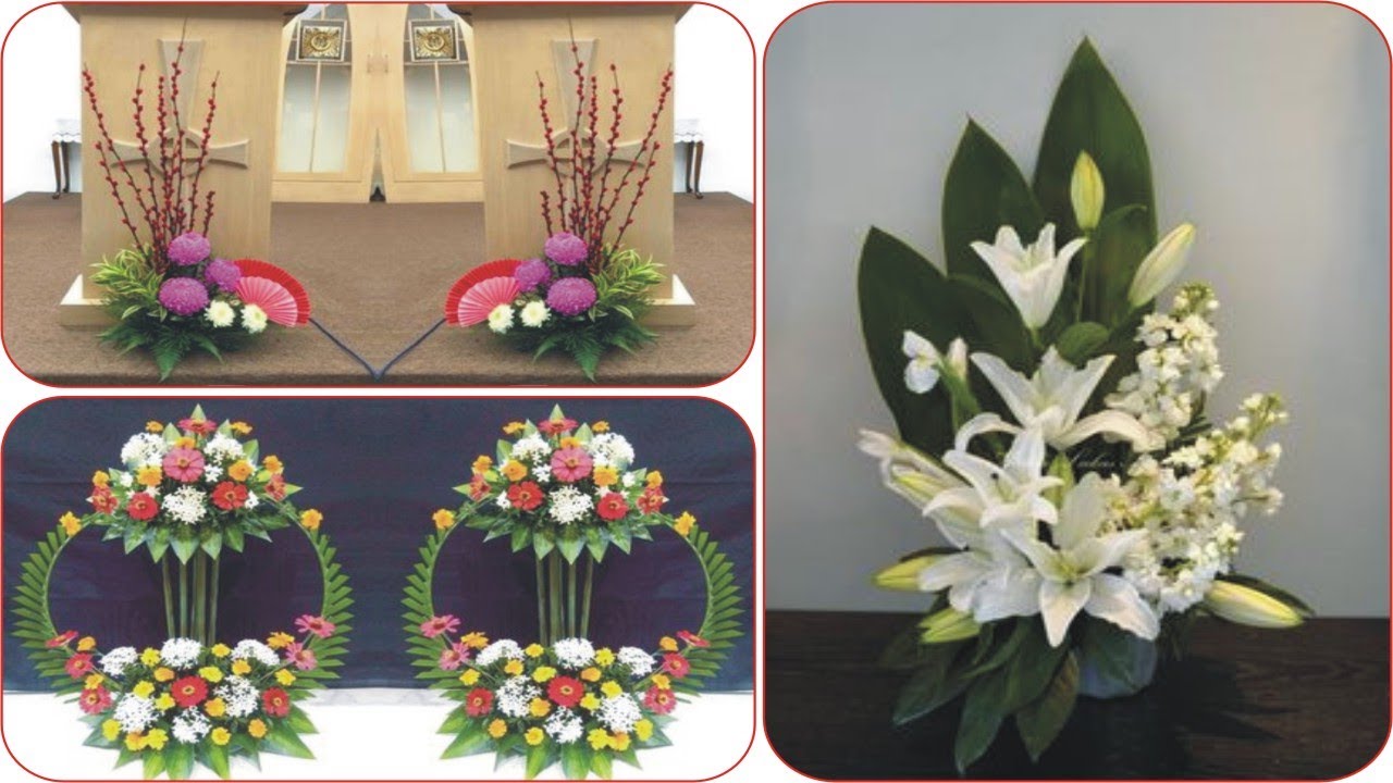 Church Flower Arrangements Altars Ideas | Church flower arrangements