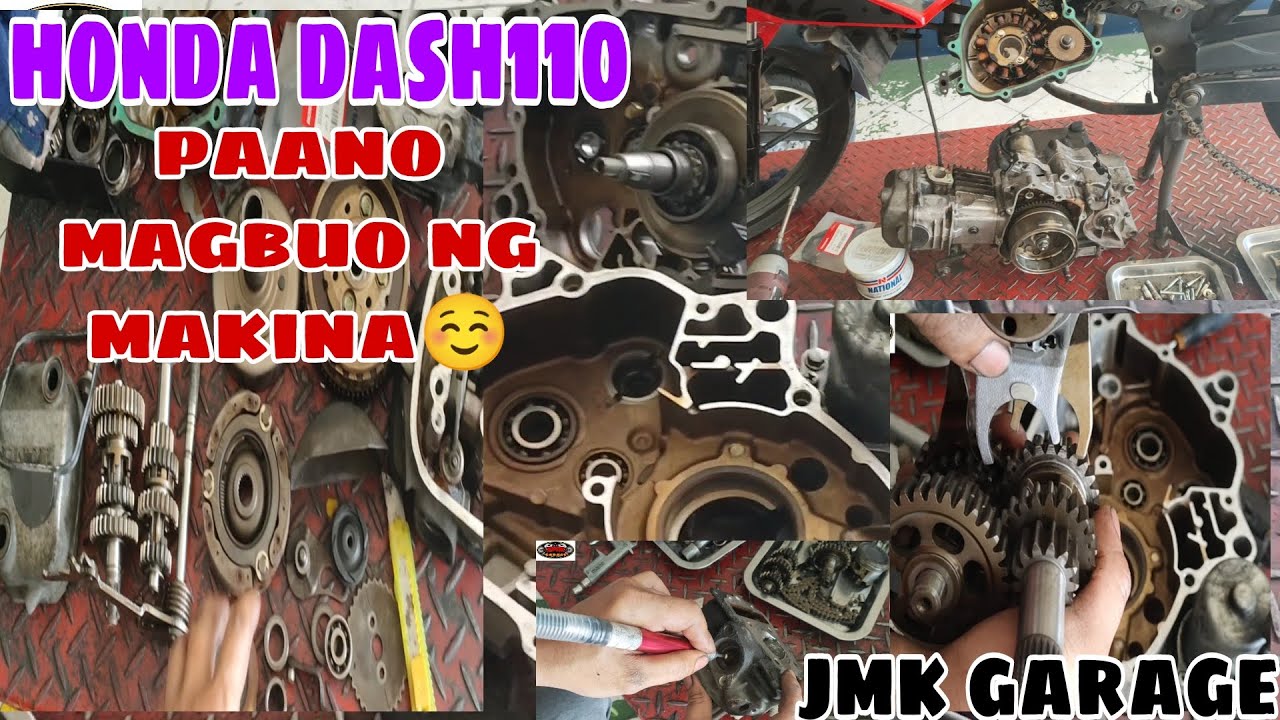part:2 paano magbuo ng makina ng honda wave dash110