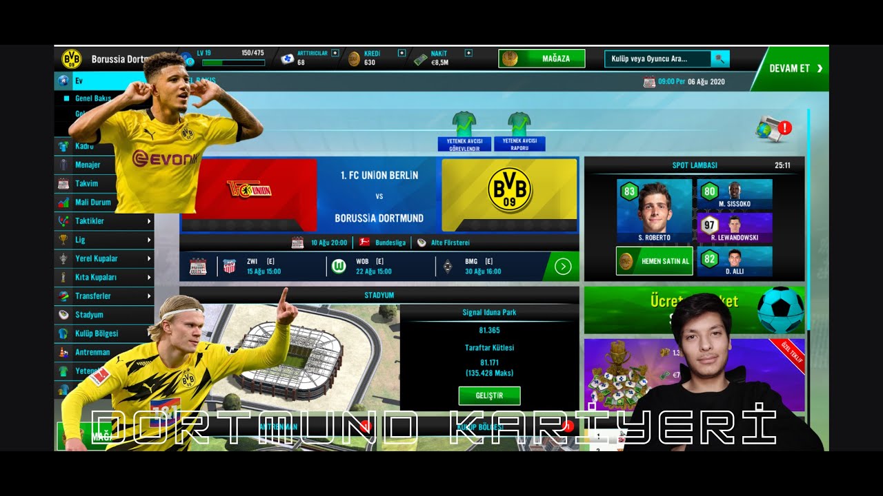 YENİDEN BAŞLIYORUZ / BORUSSIA DORTMUND KARİYERİ #1 / SM21 KARİYER
