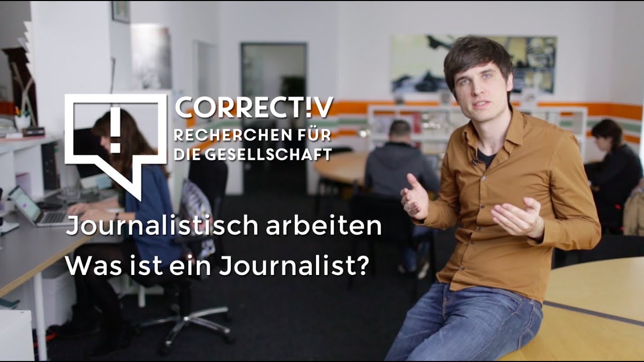 CORRECT!V-Schulung: Journalistisch arbeiten - Was ist ein Journalist