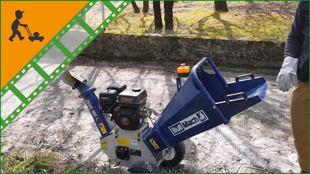 Funcionamiento Biotrituradora de gasolina BullMach ZEUS 100 L