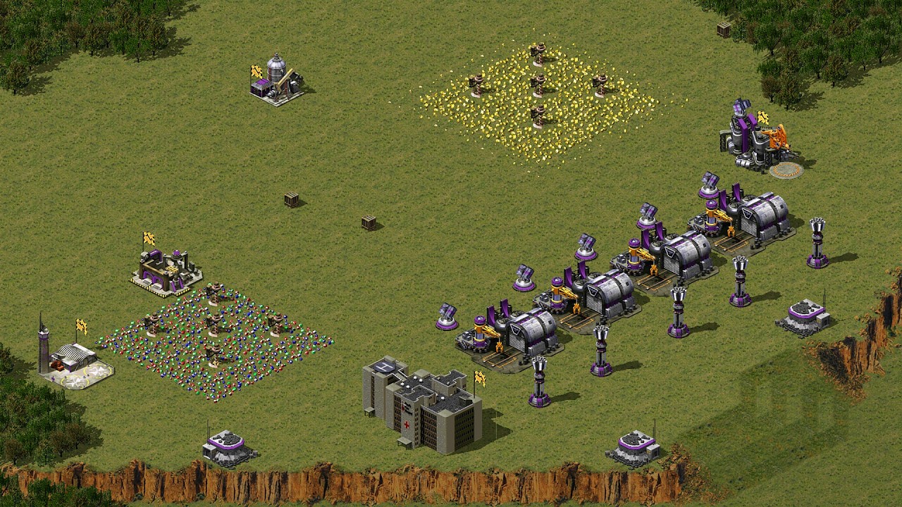 Yuri's Revenge Red Alert 2: Новая карта 2026 года, редактирование масштаба, 3000, сверхсложный ИИ.
