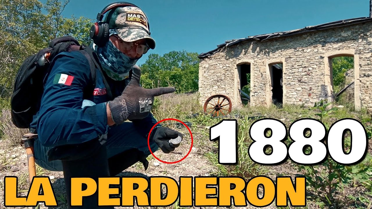 Monedas de PLATA permanec&iacute;an PERDIDAS en esta vieja Hacienda / El profe detectando
