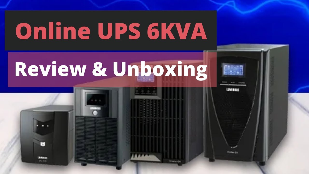 Online UPS 6 KVA | 5 KW inverter by Luminous | Microtek | Imaxx |  LD6000TX | Office UPS 192 volt