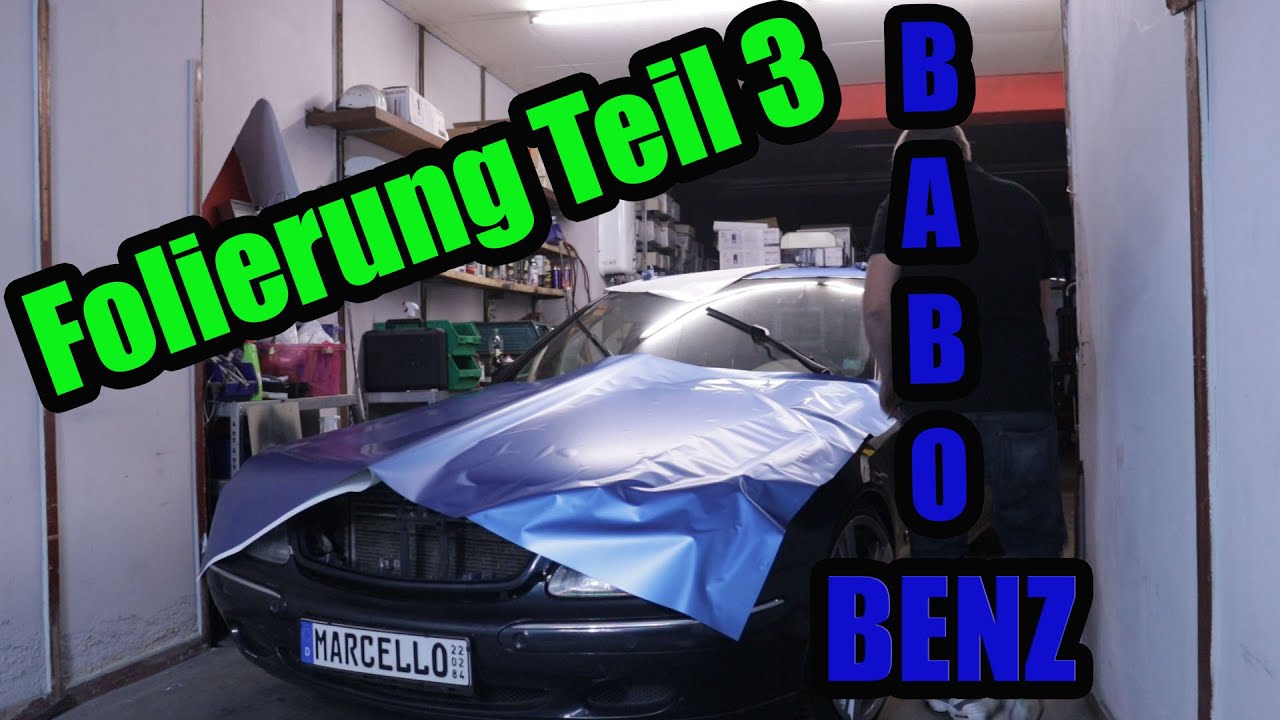 Auto folieren selber machen 💪 einfach nur BABO 👌 diesmal Motorhaube und Seitenteil (Teil3)