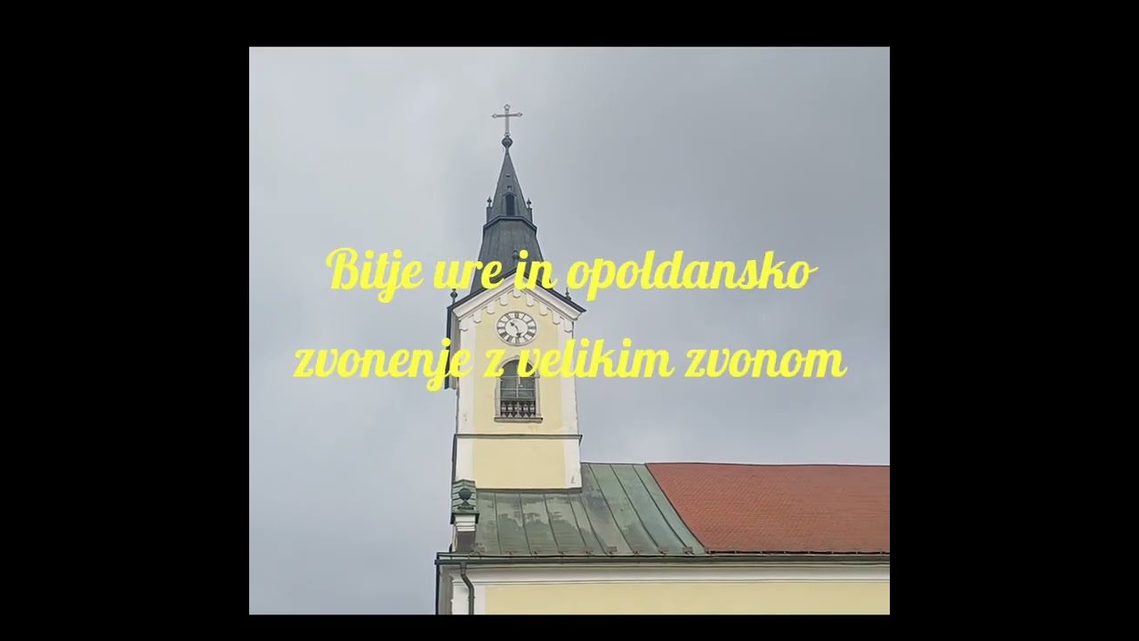 Opoldansko zvonenje v župnijski cerkvi Svetega Siksta v Predosljah