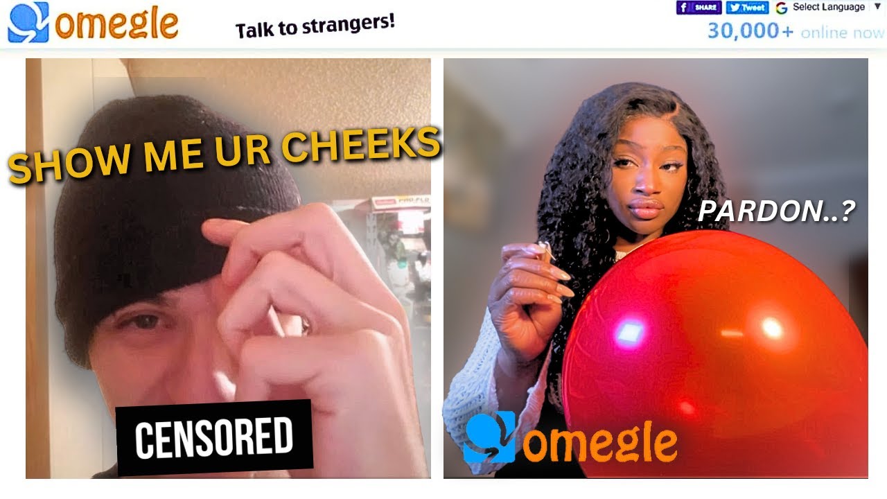 Pop The Balloon or Find Love.. But On OMEGLE !!