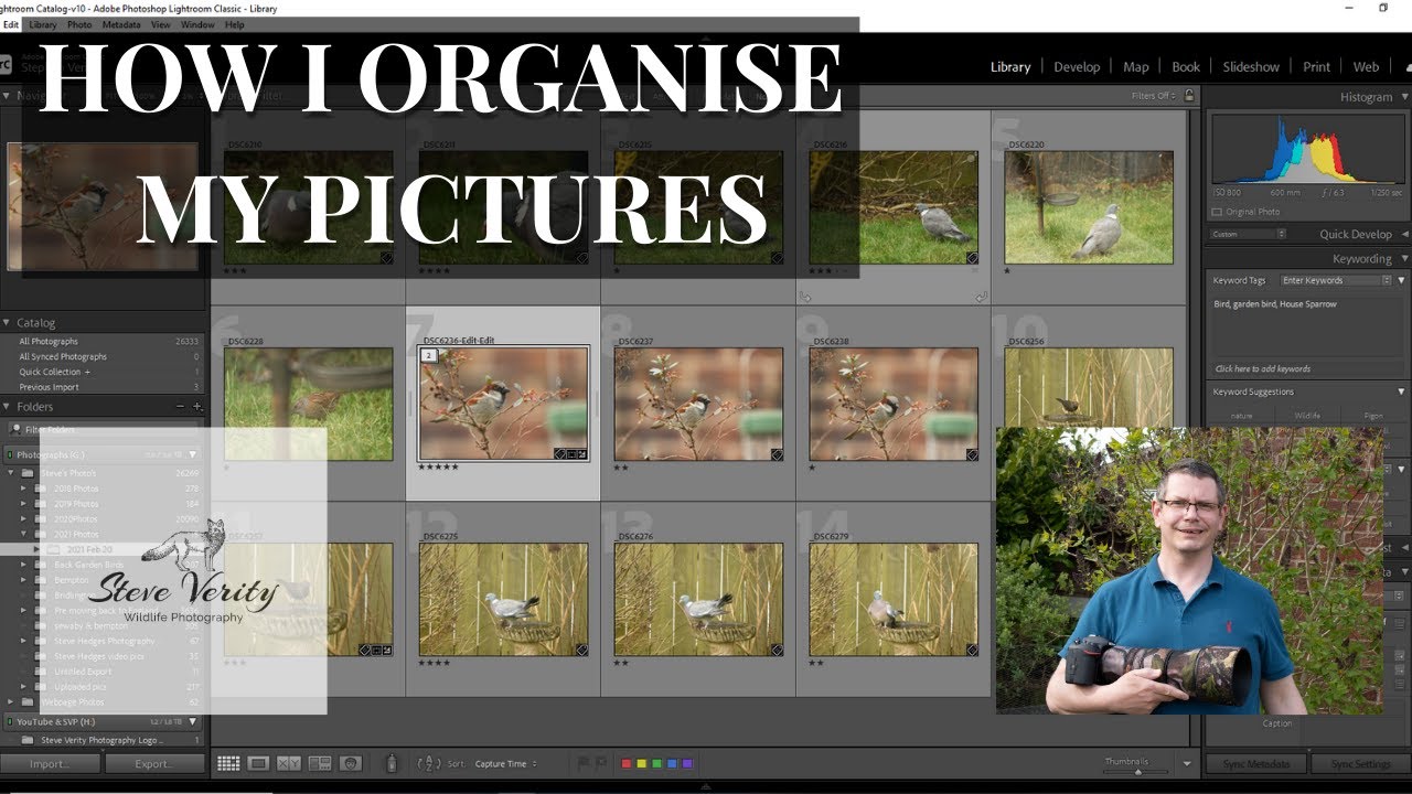 How I organise my pictures