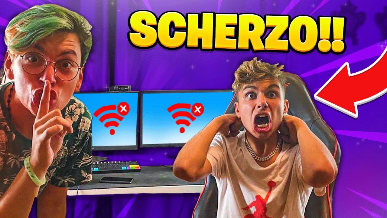 SPENGO Internet a ZERBIIAN mentre È IN LIVE SU FORTNITE😱*IMPAZZISCE*