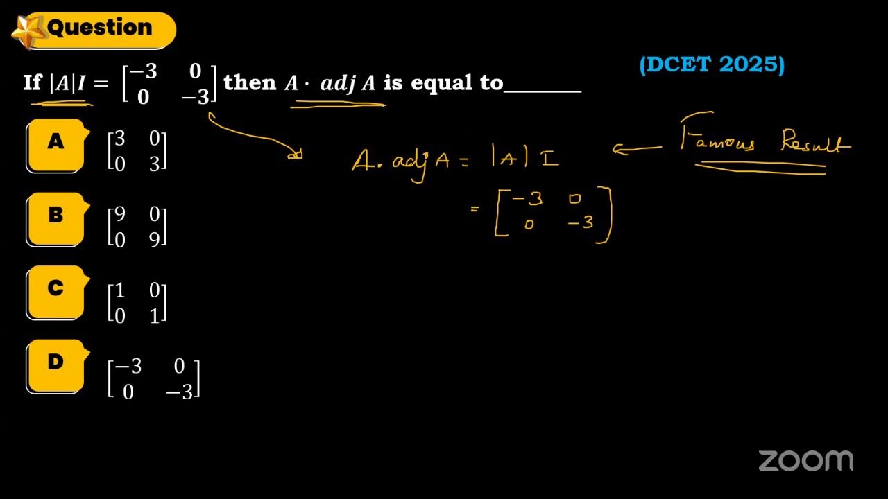 🎯 DCET 2026 | Matrices & Determinants | 🔥 One Shot Live | Basic to advance