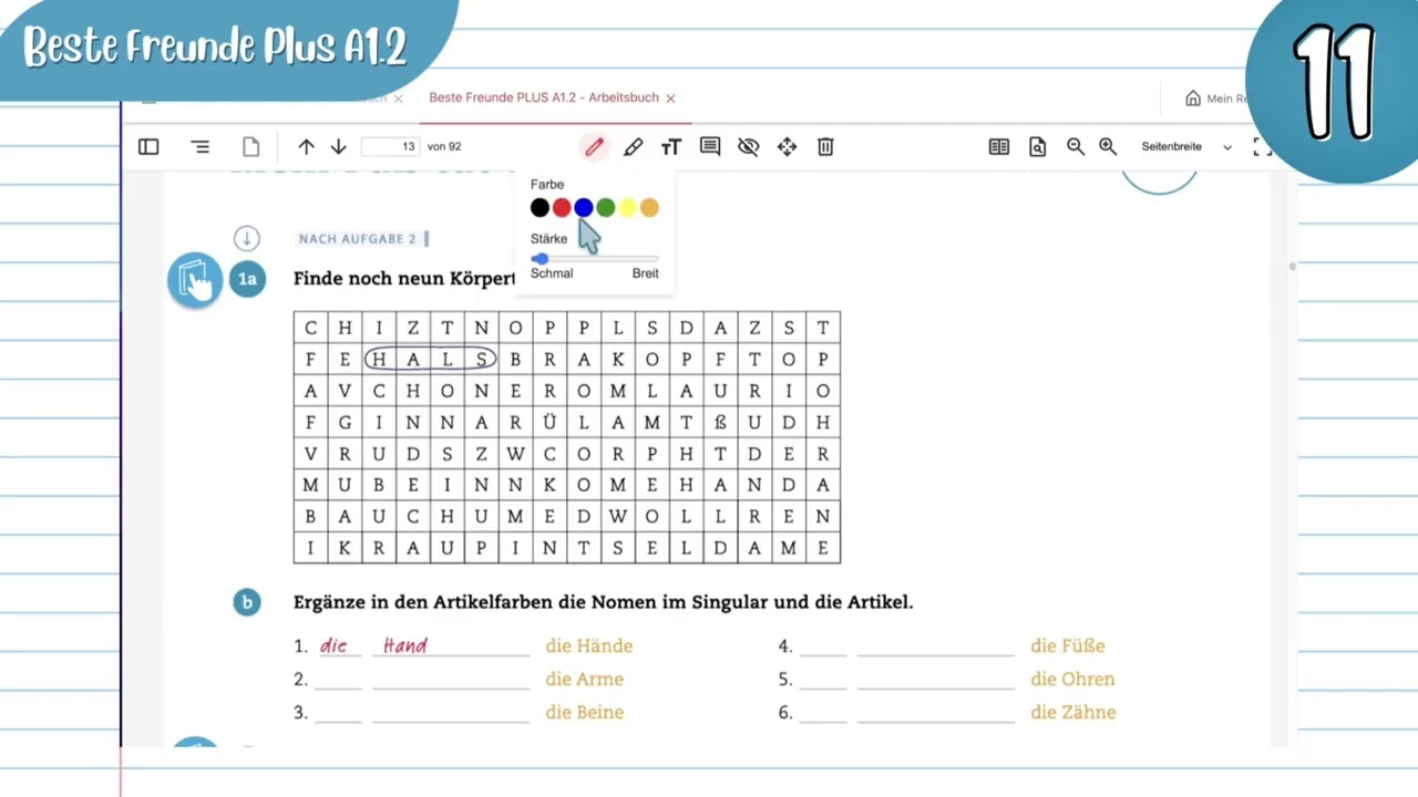 Beste Freunde Plus A1.2 - Lektion 11