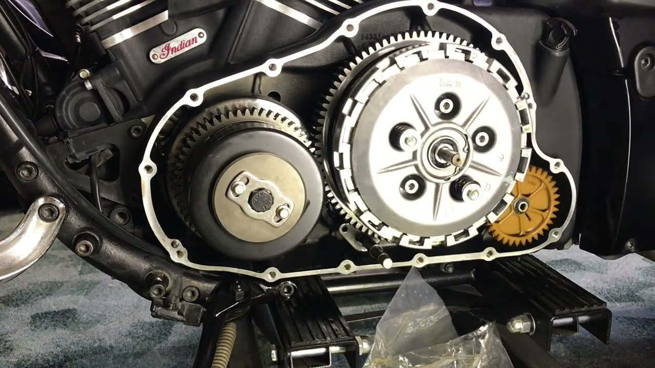 Indian Motorcycle Barnett clutch installation