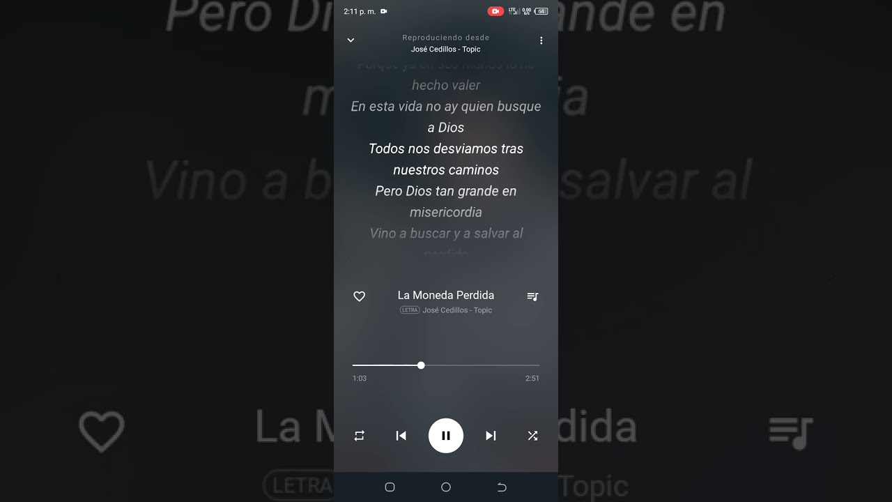 La moneda perdida, karaoke González
