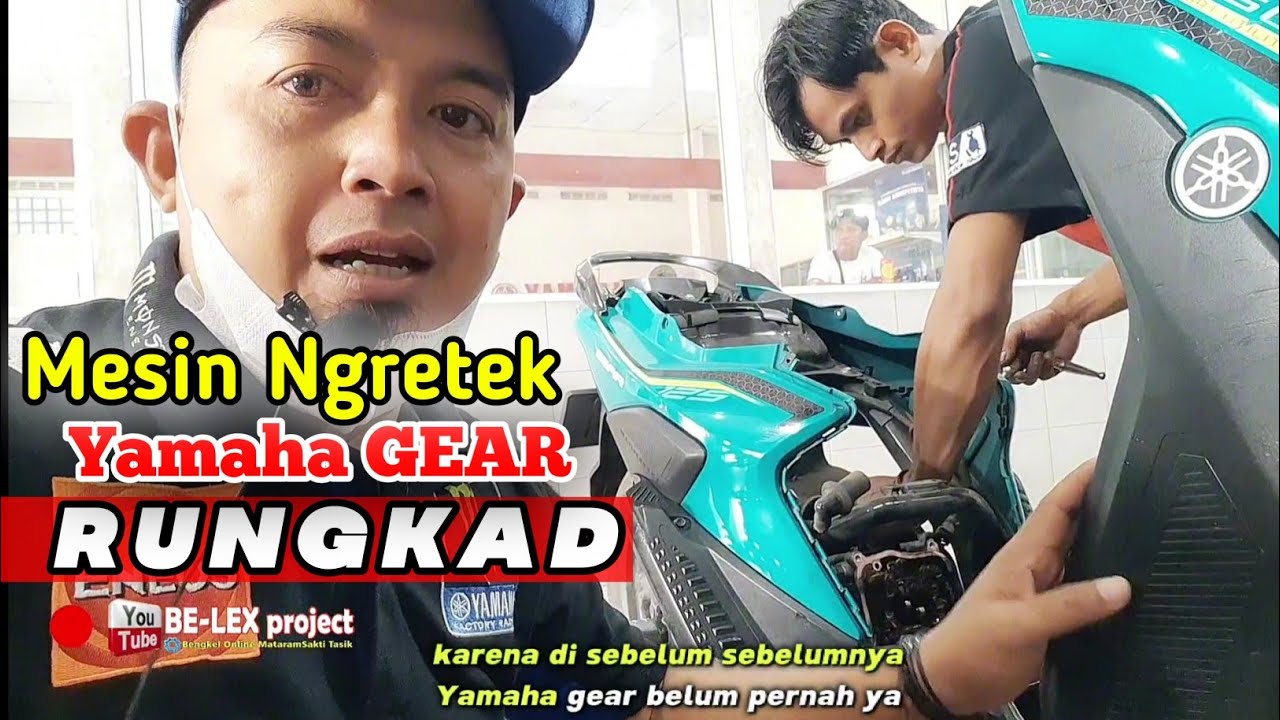 MEMPERBAIKI YAMAHA GEAR SERING TELAT GANTI OLI MESIN