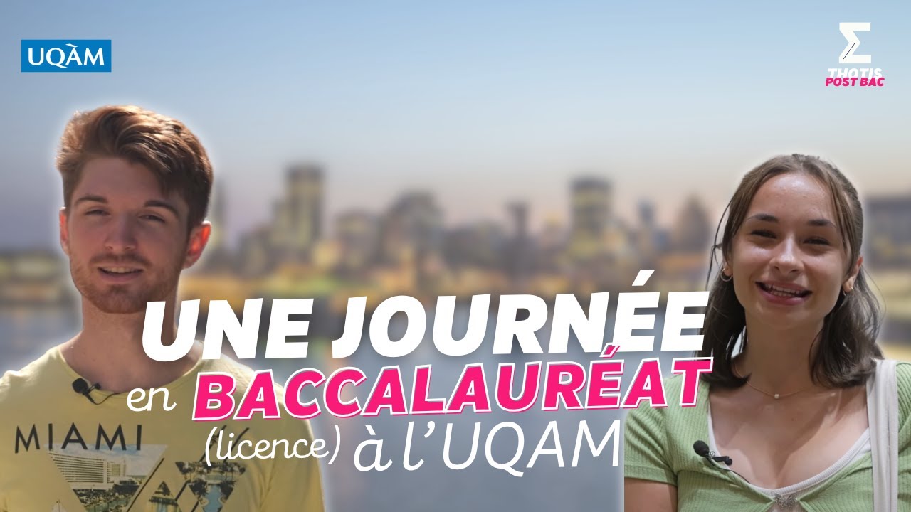 Une journée en baccalauréat (licence) à l'UQAM