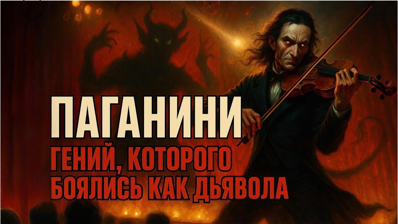 Паганини- ГЕНИАЛЬНОСТЬ, которую считали договором с ДЬЯВОЛОМ