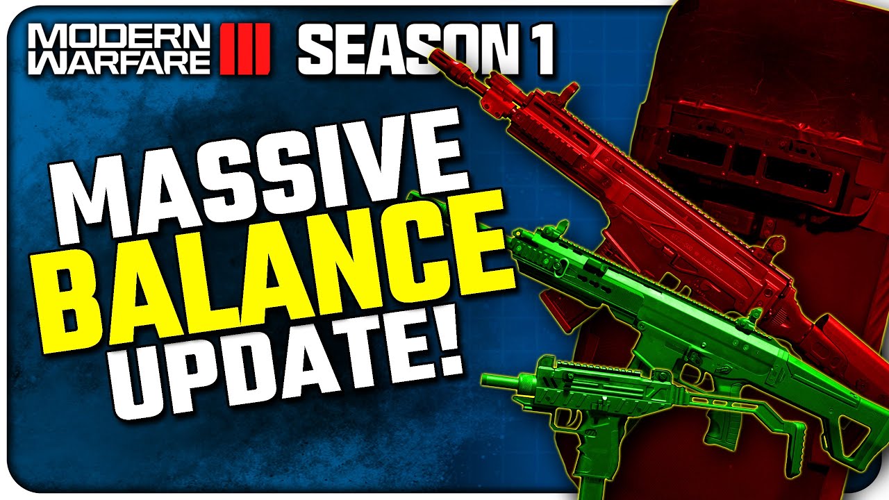 Massive Season 1 Balancing Patch Details! | (MWIII Buffs & Nerfs)