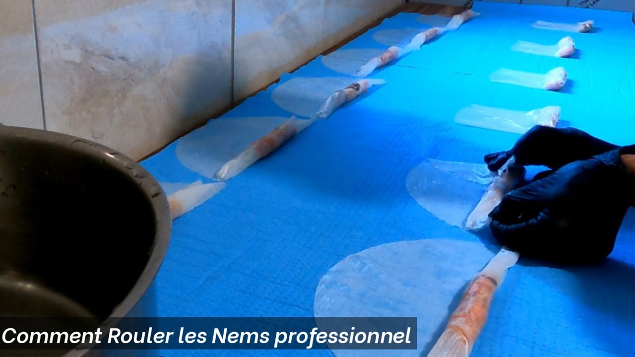 Traditional spring rolls : How to roll professional spring rolls #31 #FoodTravelVideo's