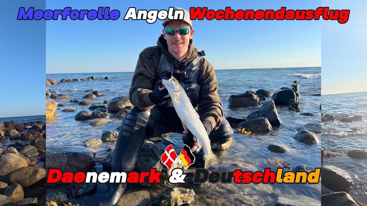 Angeln auf Meerforelle Wochenendausflug an der Ostsee DK & DE #trout #troutfishing #forellenangeln 