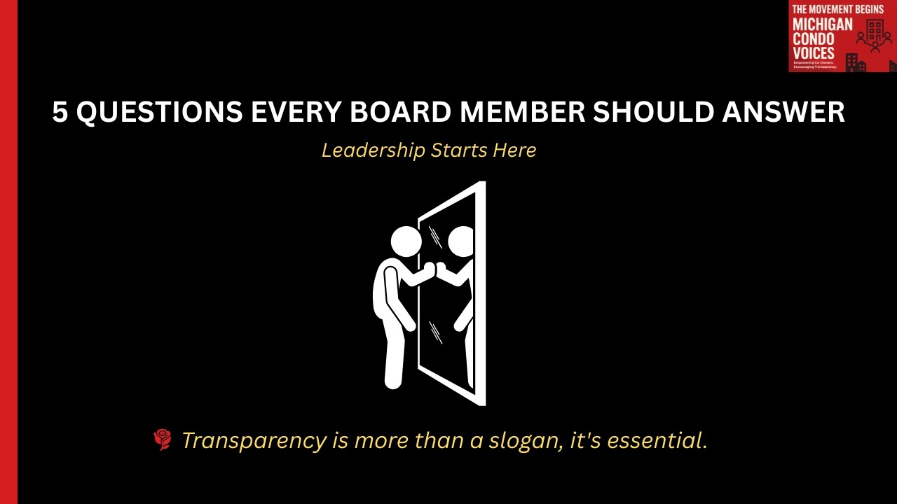 5 Questions Every HOA Board Member Should Answer I Ep. 6