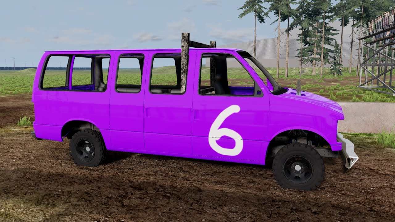 BeamNG: Как запрограммировать скин для полноразмерного фургона для мода BDTS