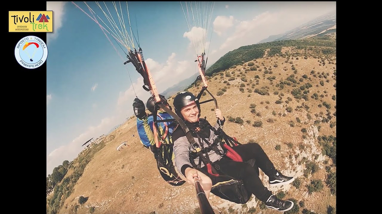 PARAPENDIO - In volo con Manuel - TIVOLI TREK