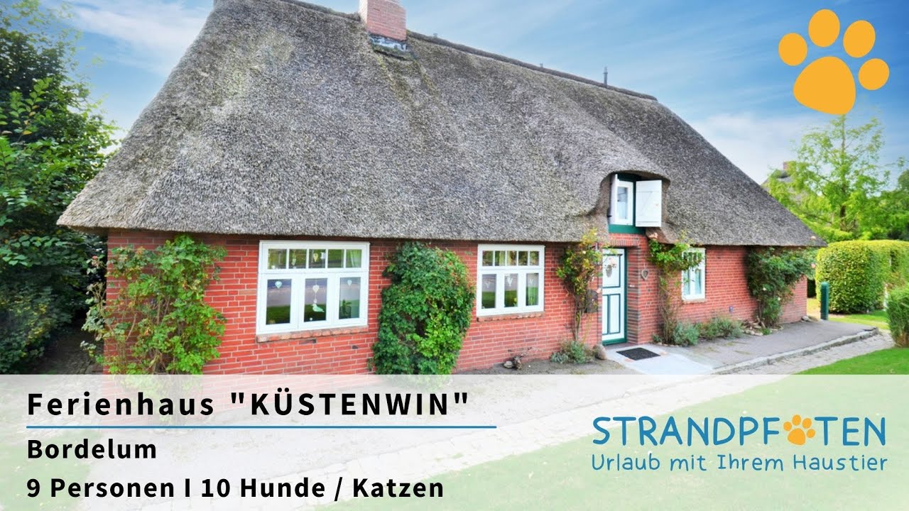 Ferienhaus mit Hund + Katze I Nordsee I Ferienhaus 