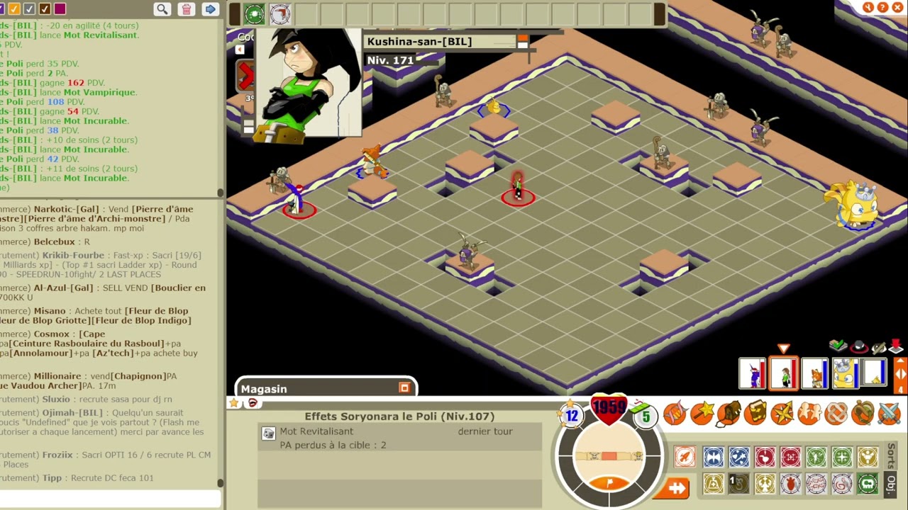 DOFUS – Gladiatrool Salle 8 (Duo Eniripsa/Xelor)