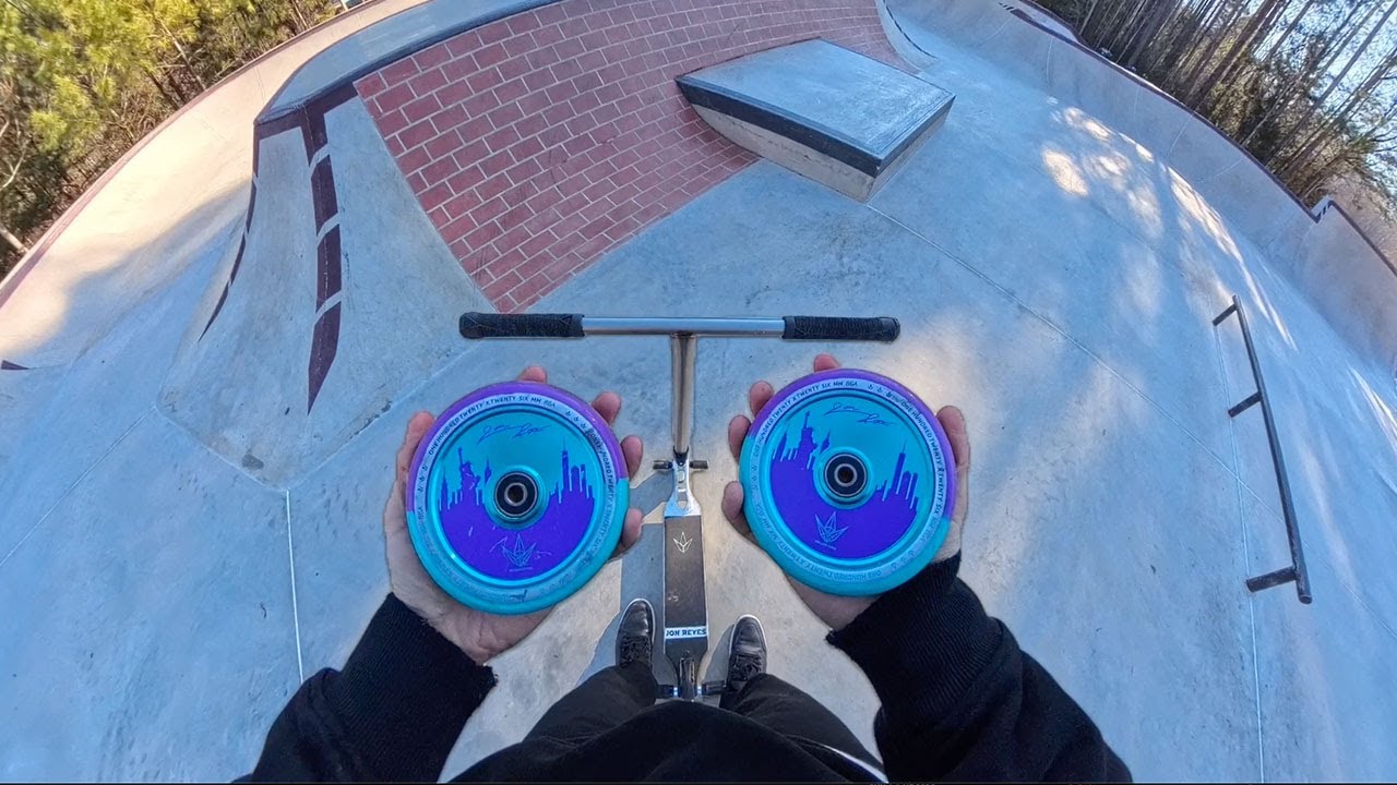 Wheel Chase at the Skatepark