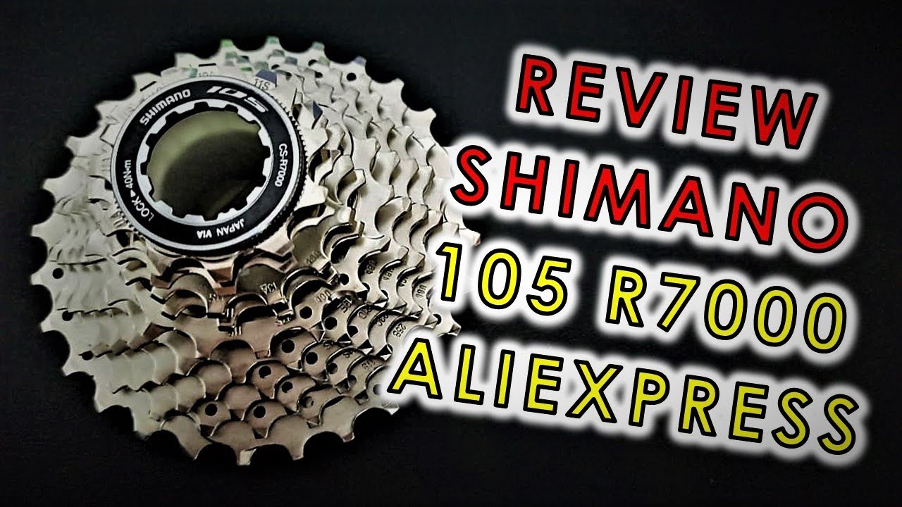 Review cassete Shimano 105 do aliexpress