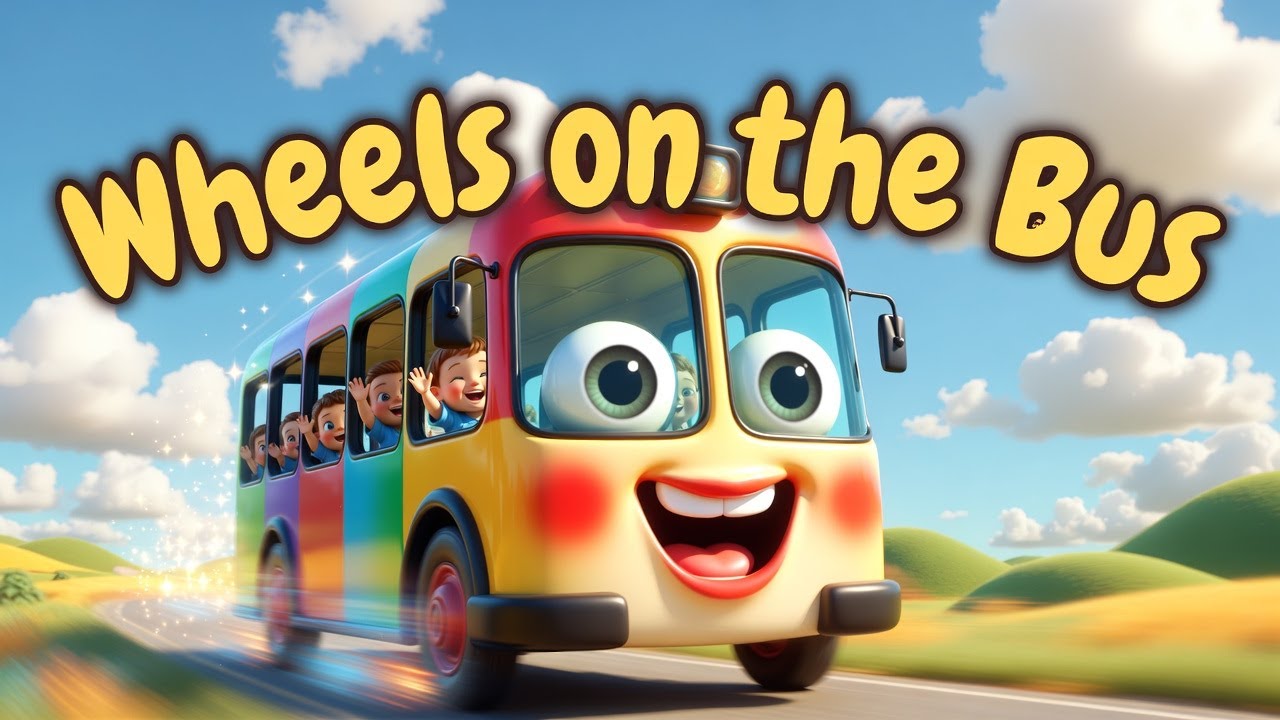 Wheels on the Bus: Best Sing-Along Nursery Rhyme for Toddlers & Babies