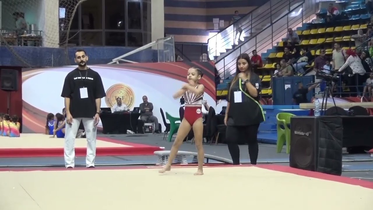 البطله كارما تبدع فى بطوله كأس مصر في الجمباز الفنى آنسات تحت 8 سنوات 🤸 وتحصد الميدالية الذهبية 🥇☝️