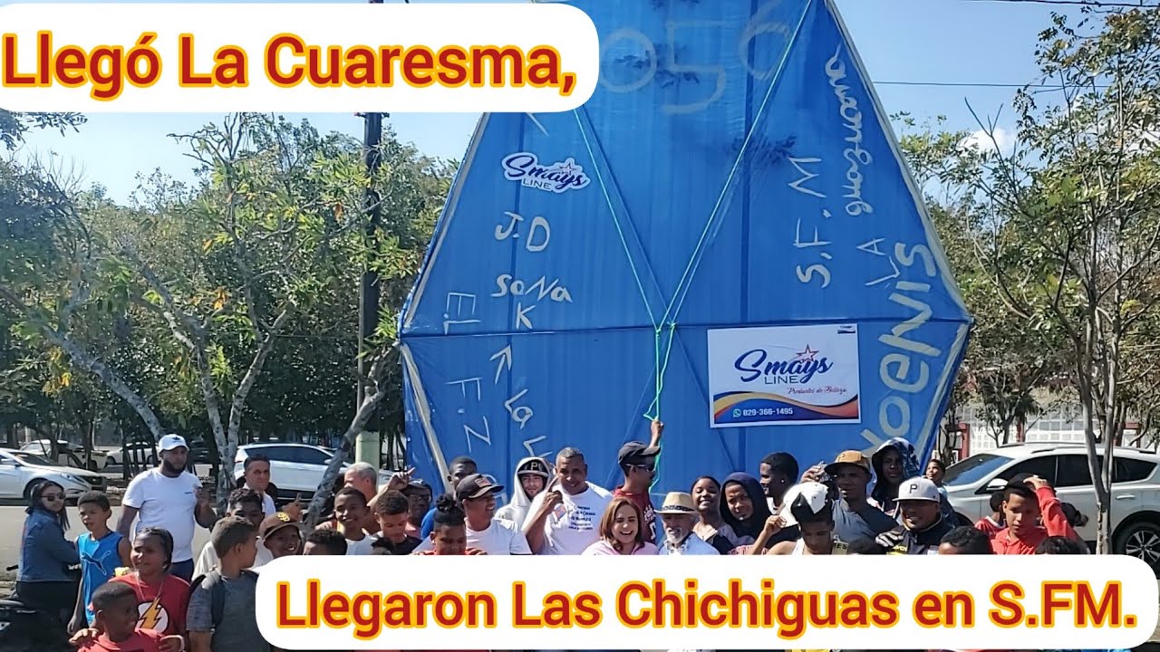 Concurso de Chichiguas en San Francisco de Macorís