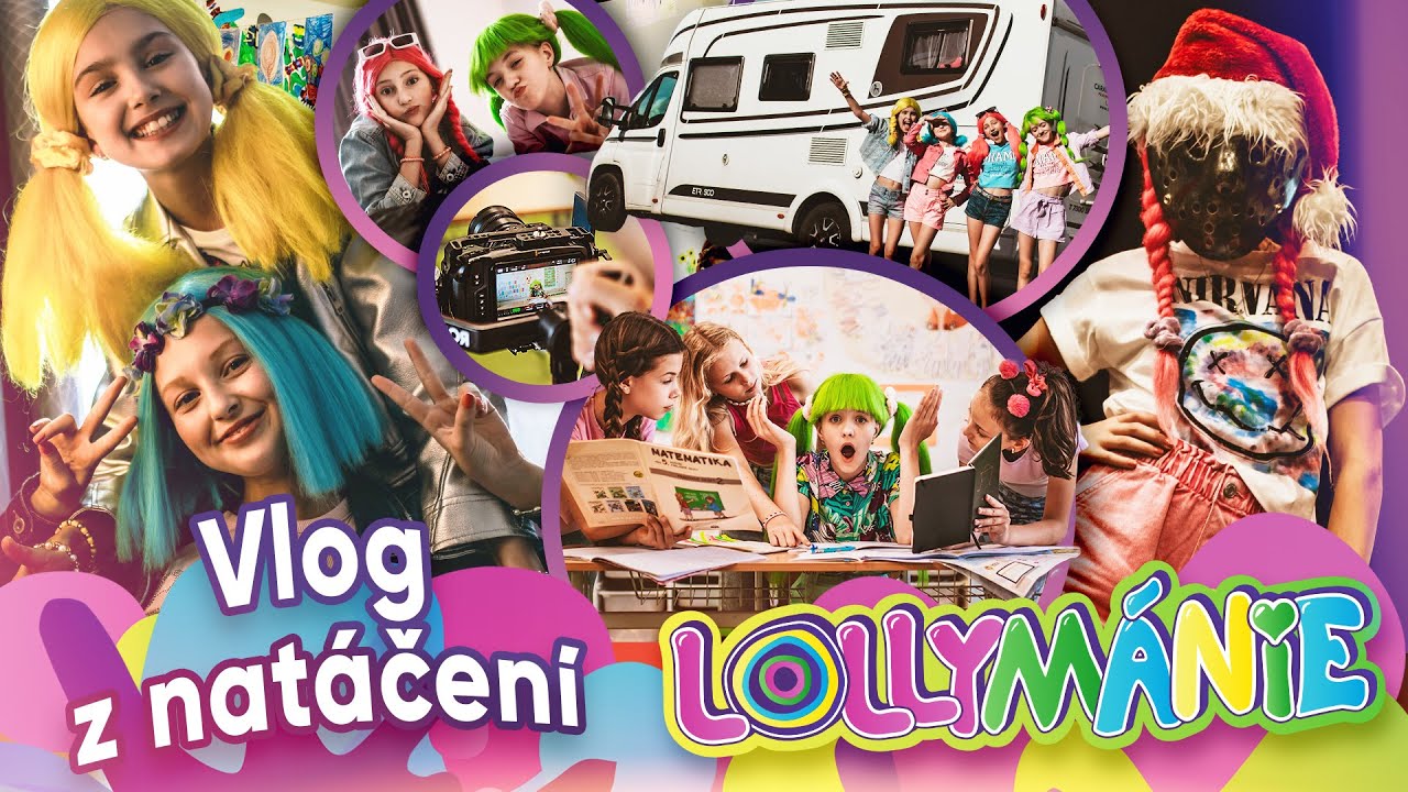 Den s Lollipopz na natáčení🍭🎬│ LOLLYMÁNIE