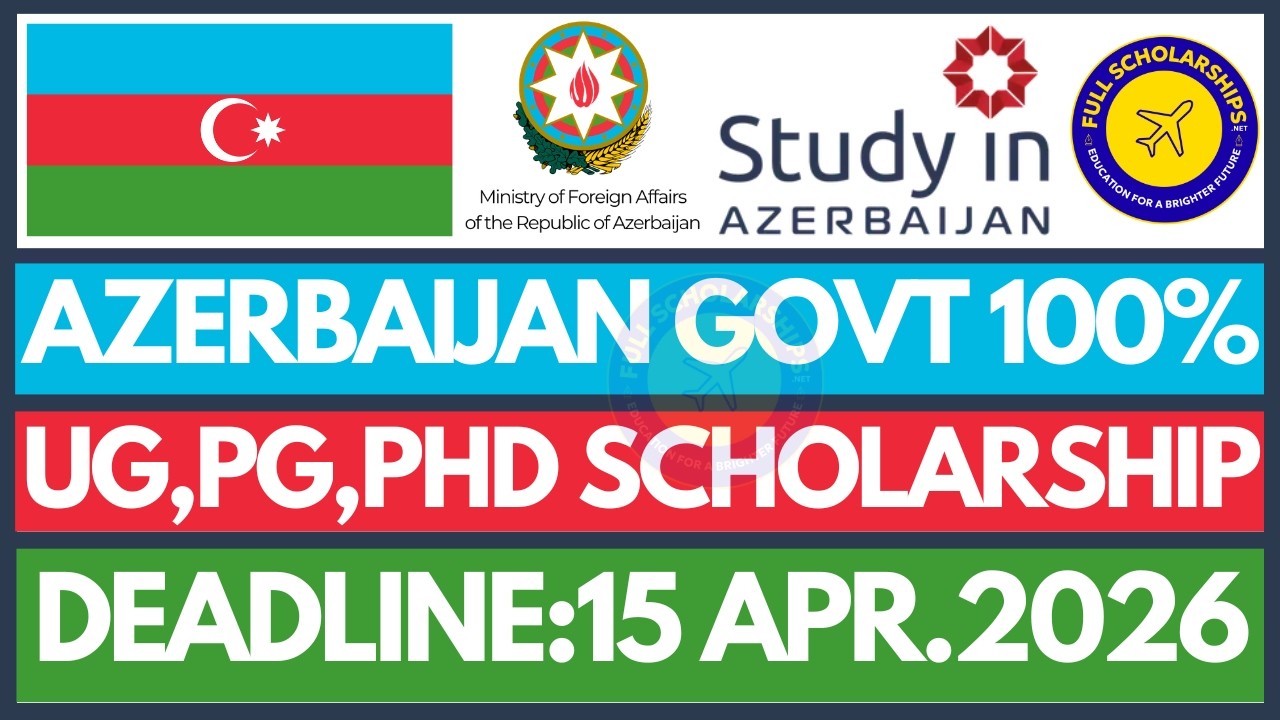 How to Apply for Azerbaijan Government Fully Funded Scholarships 2026 | Study Free UG, Masters, PhD